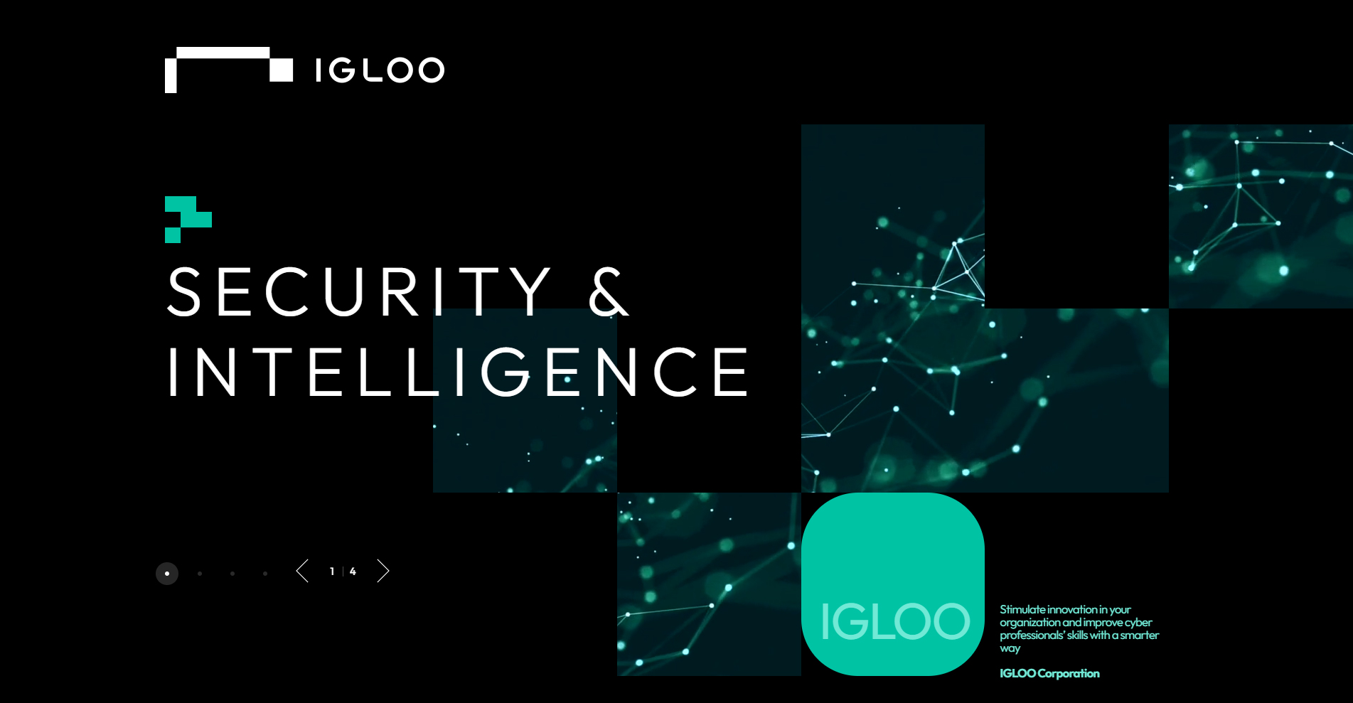 이글루코퍼레이션_보안과 데이터 분야의 핵심 정보를 담은 이글루코퍼레이션 홈페이지.jpg