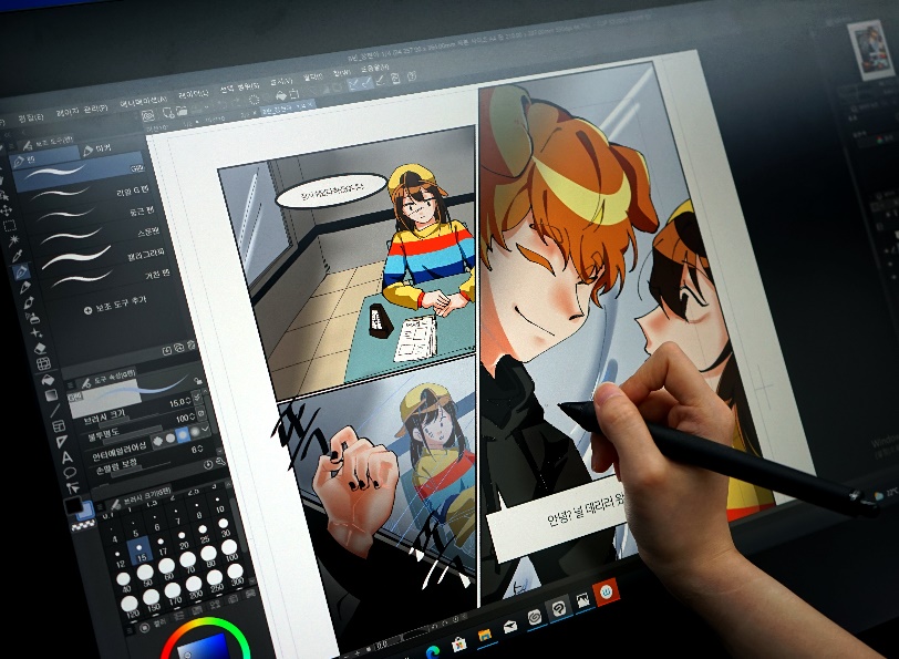 와콤 타블렛, 연성대 웹툰만화콘텐츠과 입시 디지털 실기전형 장비로 채택_2.jpg