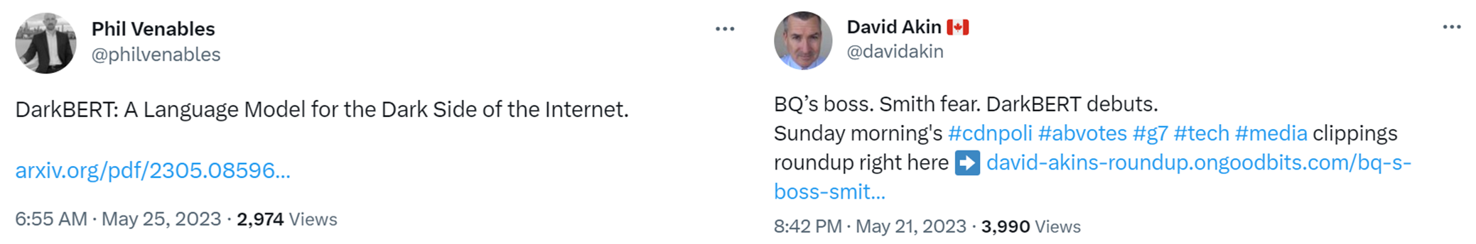 DarkBERT에 대한 유명인사 트위터.png