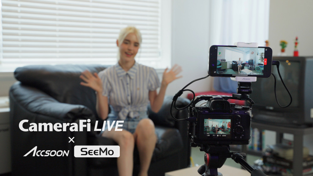 카메라파이 라이브 iOS, 외부 카메라 연결 통해 전문 방송 지원.jpg