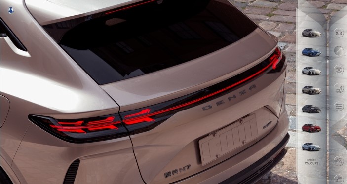 BYD와 메르세데스-벤츠의 전기차 브랜드 합작사 덴자의 ‘덴자 N7’.jpg