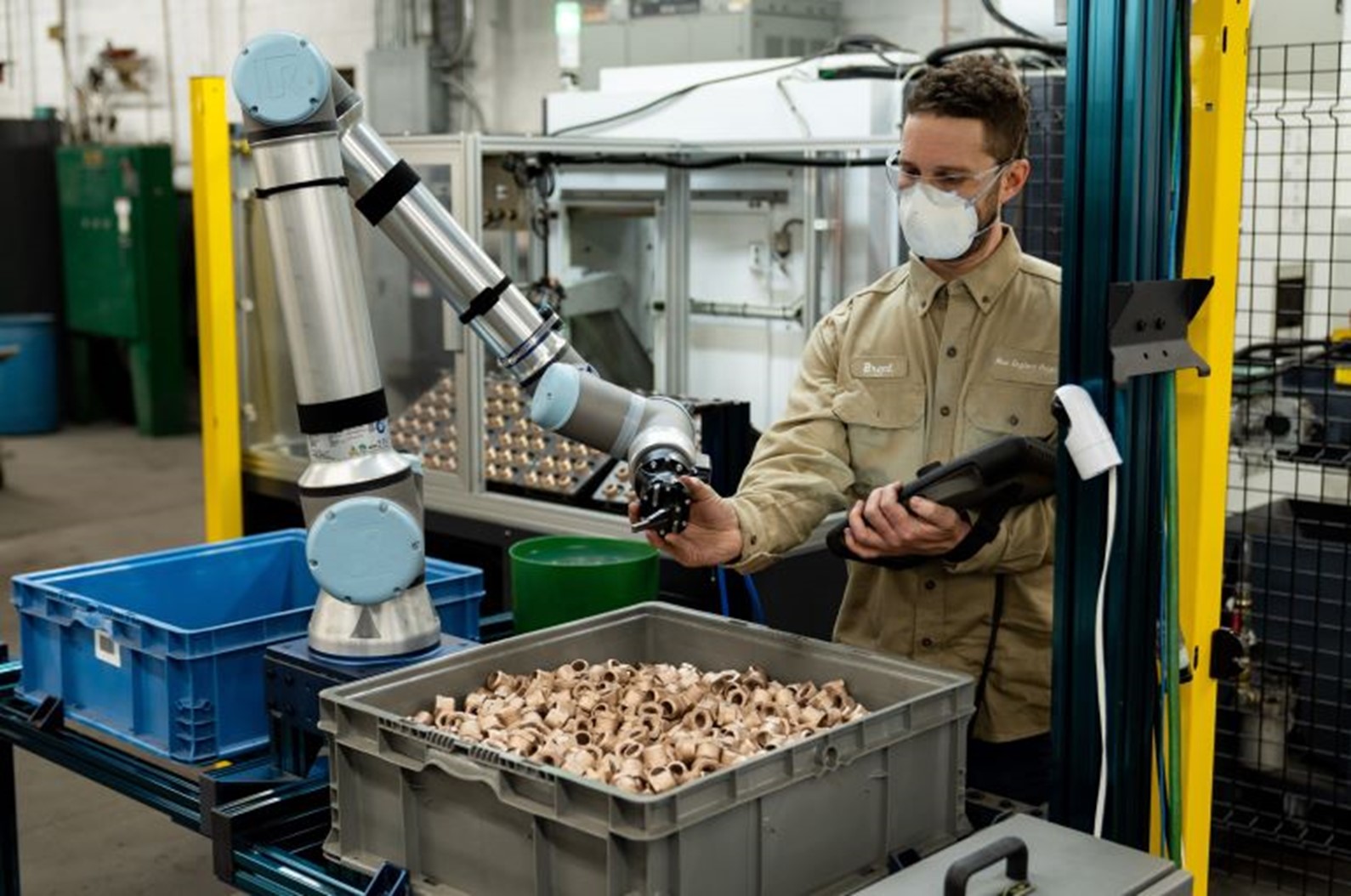 글로벌 1위 협동로봇 전문 기업 유니버설 로봇이 엔비디아의 AI 기술을 도입했다. 유니버설 로봇 제공.jpg