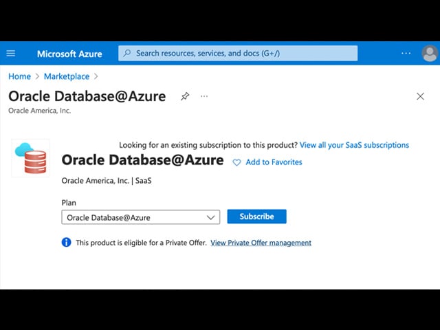 오라클 데이터베이스앳애저, 오라클 자율운영 데이터베이스 정식 지원.jpg