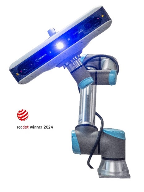 로봇 팔에 장착된 헥사곤 ‘스마트 스캔 VR800 3D’ 스캐너.jpg
