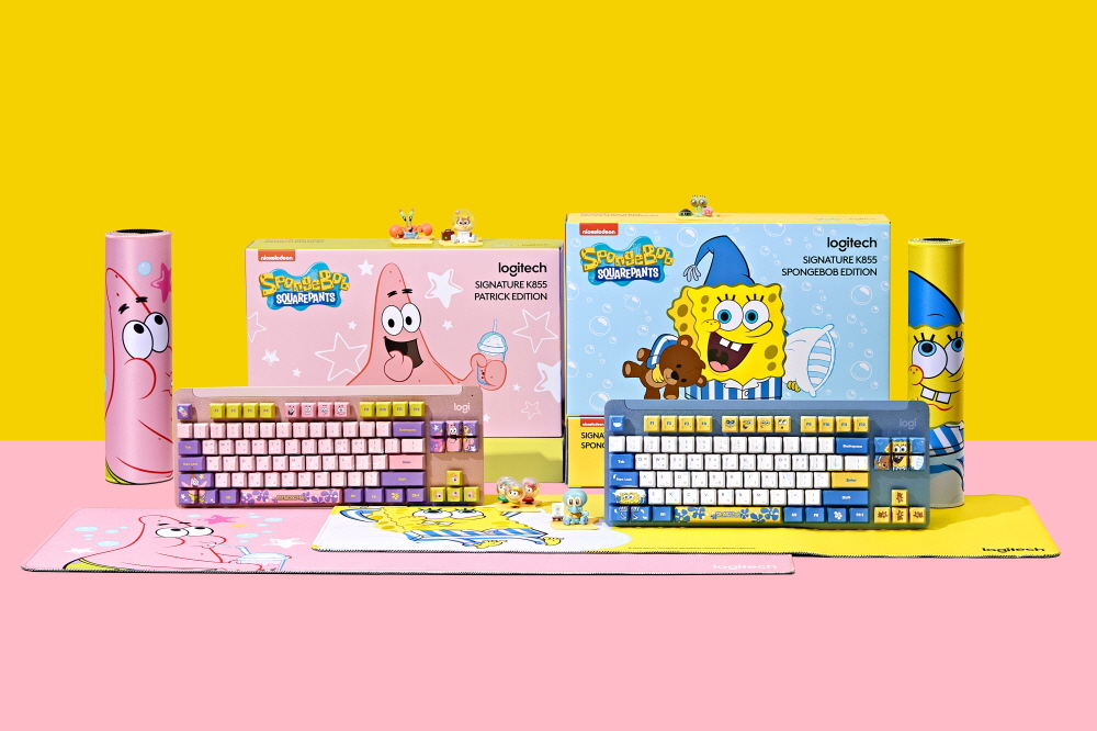 로지텍, 올여름 캐릭터 덕후 마음 겨냥한 ',Signature K855 스폰지밥', 스페셜 에디션 공개_0715.jpg
