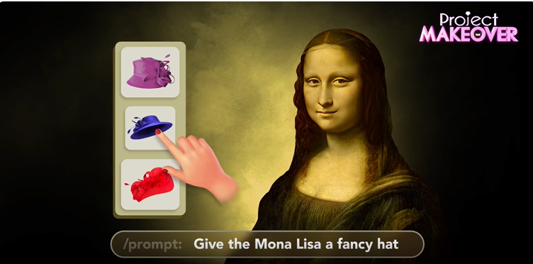 AI의 이미지 합성 기술을 활용한 Project Makeover 앱 광고.png