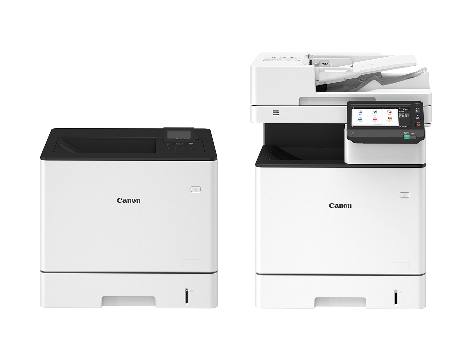 A4 컬러 레이저 프린터 LBP730 시리즈(좌), A4 컬러 레이저 복합기 MF842Cx(우).jpg