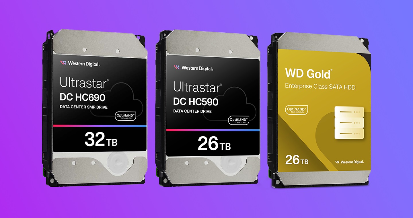 32TB 울트라스타 DC HC690 SMR HDD, 26TB 울트라스타 DC HC590 CMR HDD, 26TB WD 골드 SATA HDD.jpg