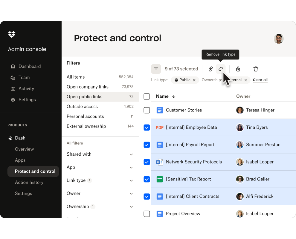 비즈니스용 드롭박스 대시 보안.png