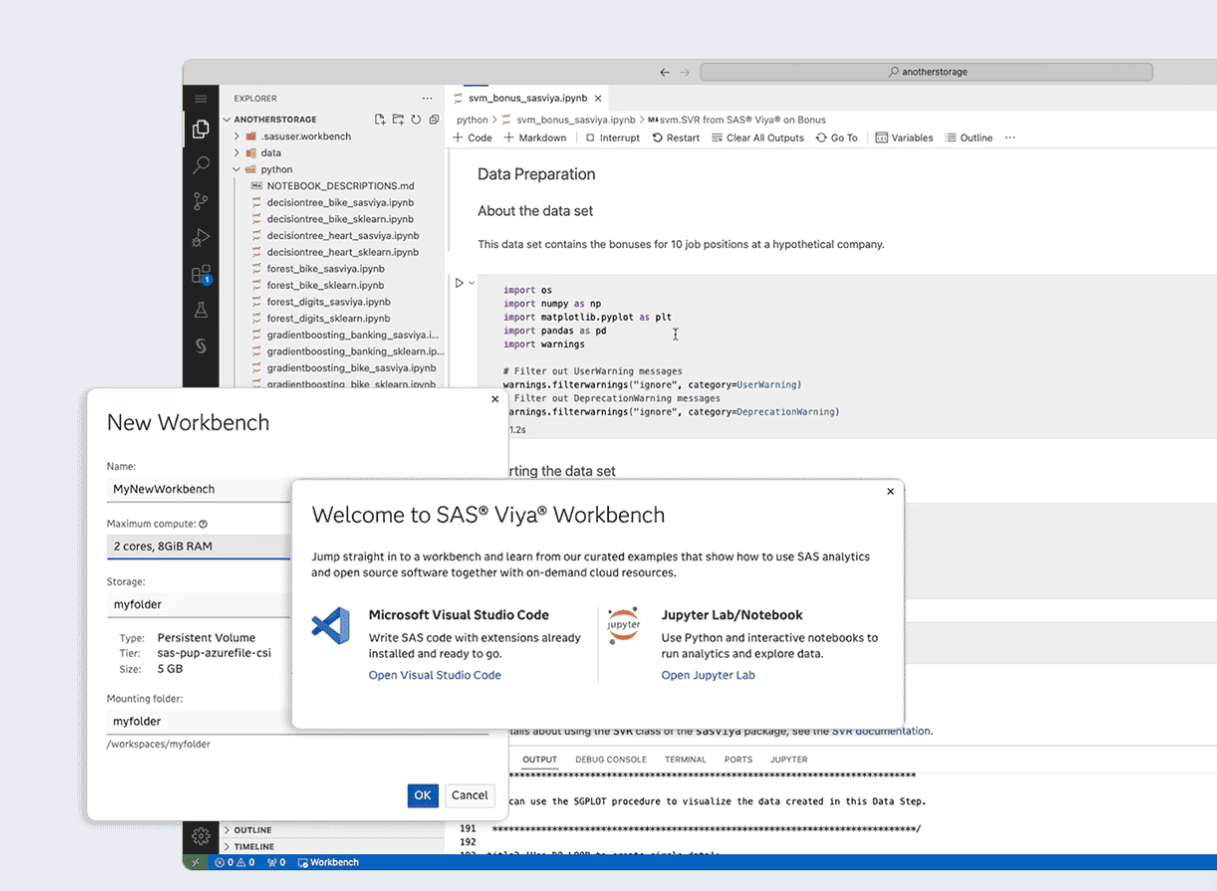 SAS, ‘학습자용 SAS 바이야 워크벤치’ 발표…“빠른 데이터 분석 및 모델 구축 지원”.PNG