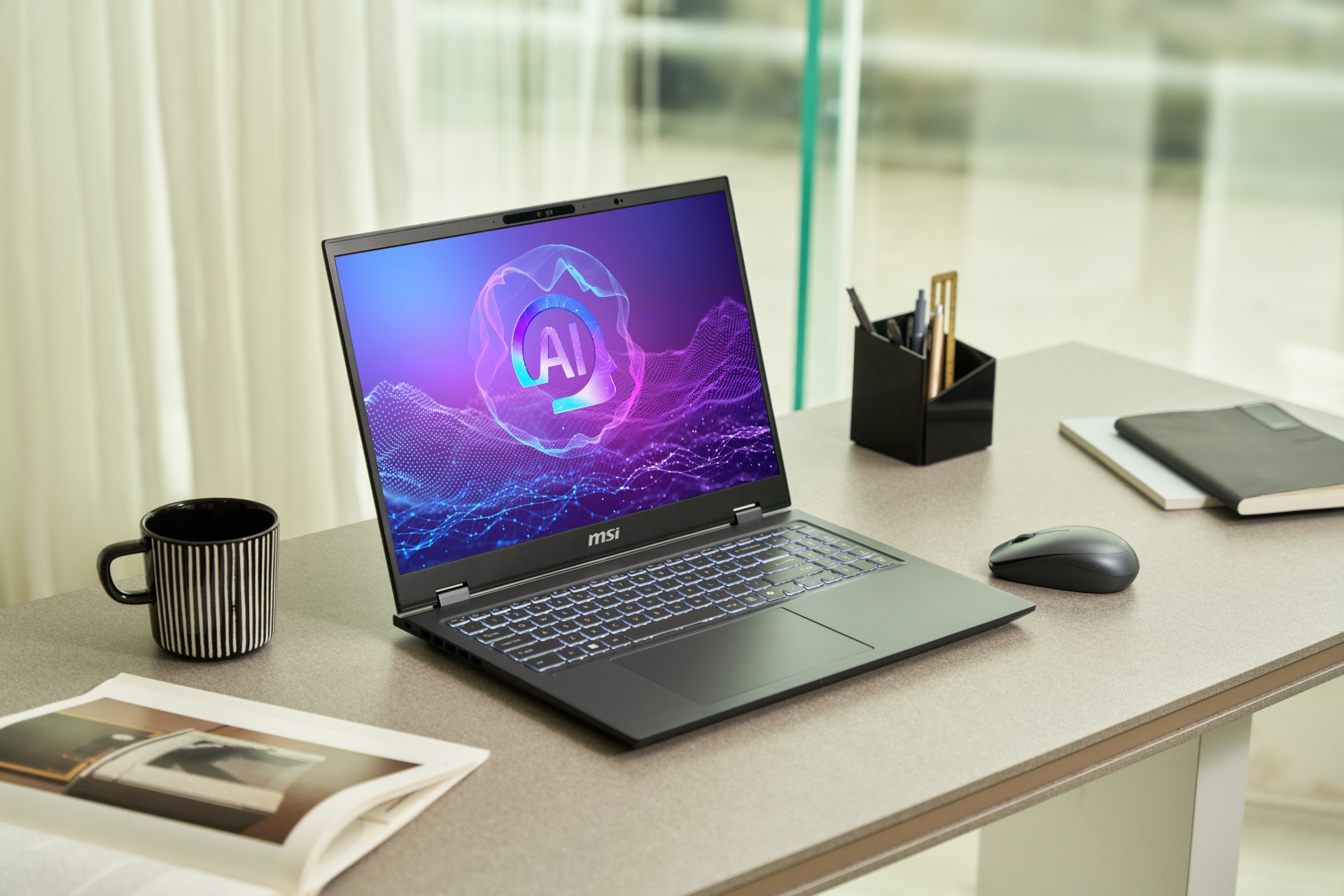 MSI, 루나레이크 탑재 AI 비즈니스 노트북 ',프레스티지 AI+ Evo', 런칭.jpg