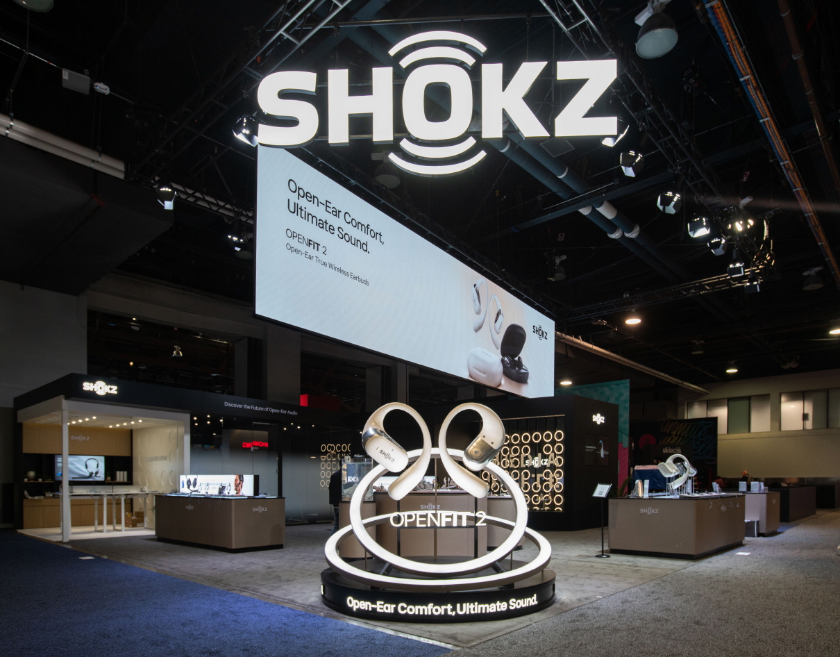 샥즈, CES 2025서 차세대 오픈형 이어폰 2종 공개.jpg