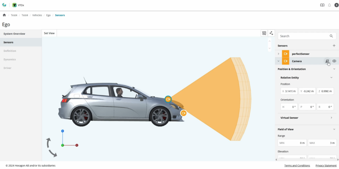 ADAS및 자율주행 차량 시스템 검증 및 테스트를 위한 클라우드 기반 솔루션 ‘VTDx’ 구동 화면(1).png