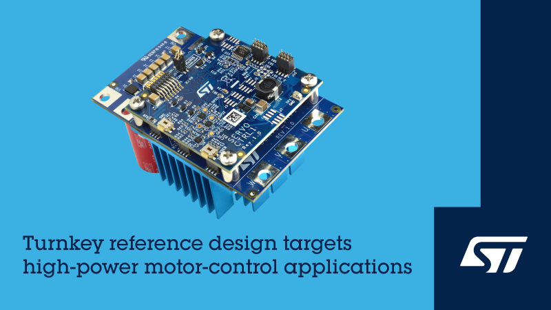 ST, 서보 드라이버 레퍼런스 ‘EVLSERVO1’ 출시…“고출력 모터 제어 애플리케이션 지원”.jpg