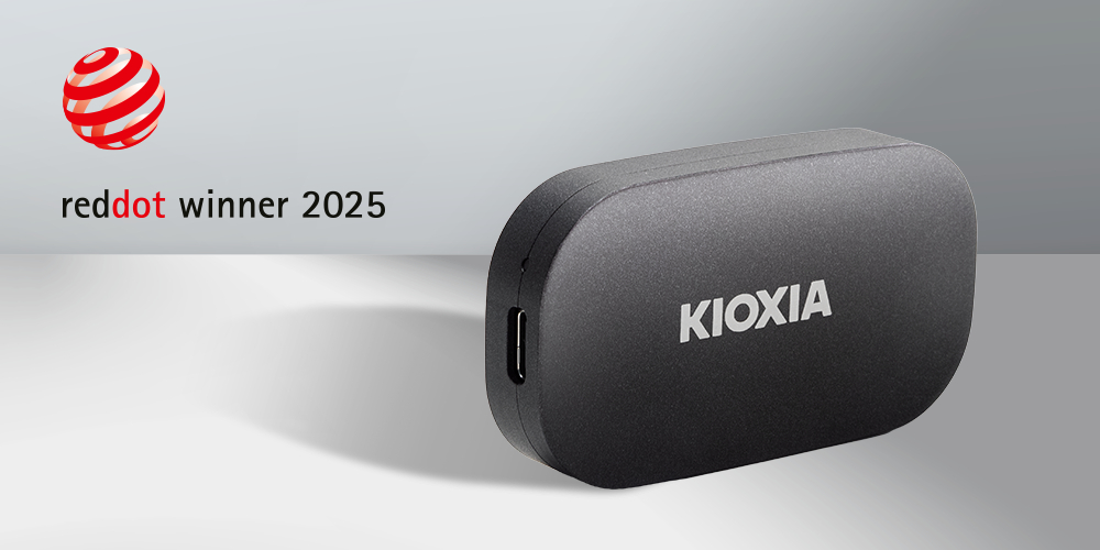 키오시아 ‘엑서리아 플러스 G2 휴대용 SSD’, 2025년 레드닷 디자인 어워드 제품 디자인 부문 수상.jpg