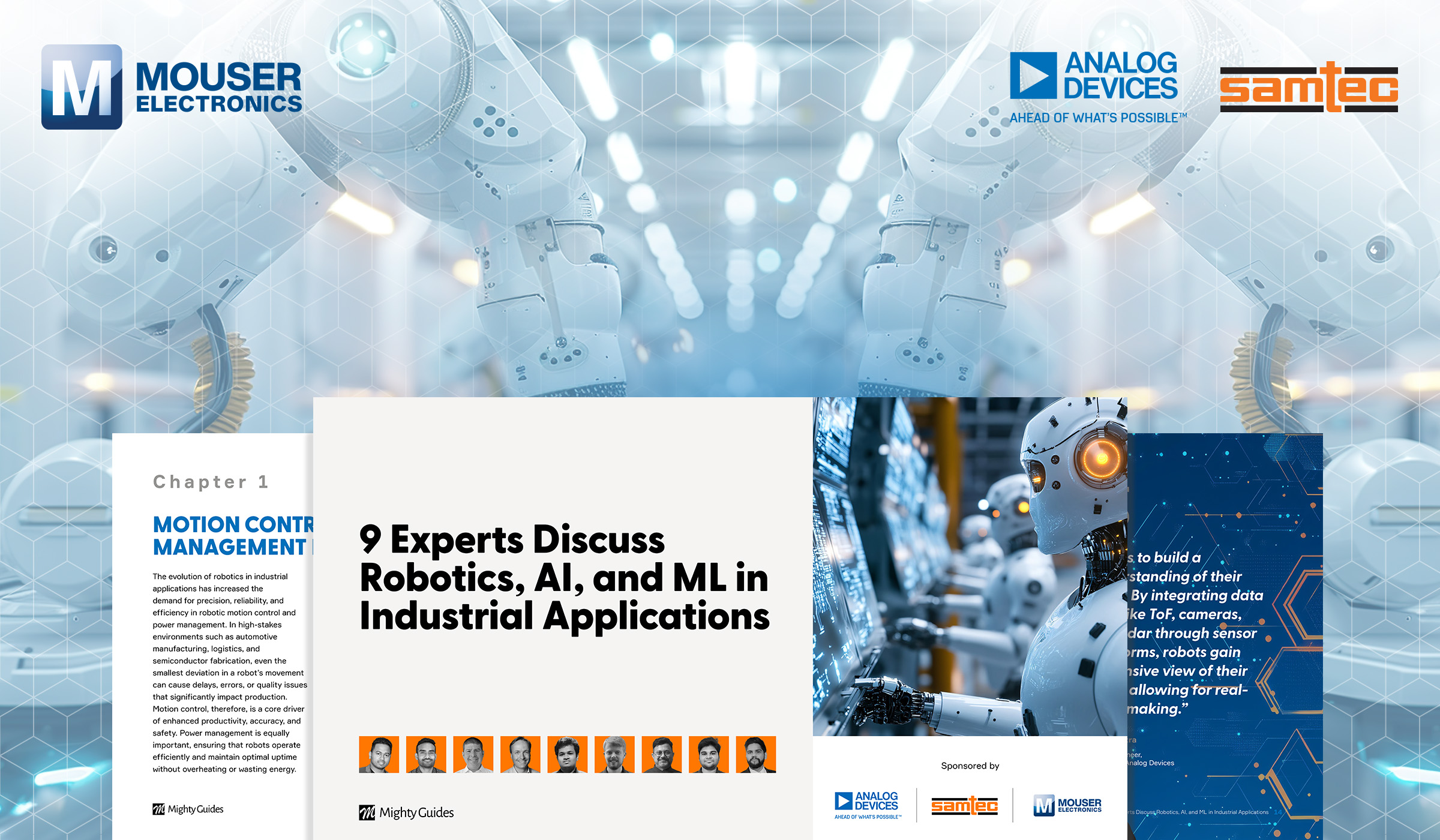 마우저, 9인의 전문가가 제시하는 산업 애플리케이션에서 로보틱스, AI, 머신러닝의 역할 전자책 발간.jpg