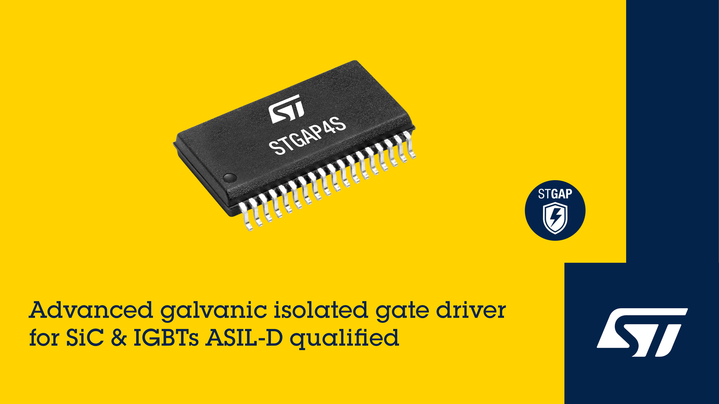 ST, 자동차용 인버터 드라이버 「STGAP4S」 출시…“고성능 전기차 파워 트레인 설계 지원”.jpeg