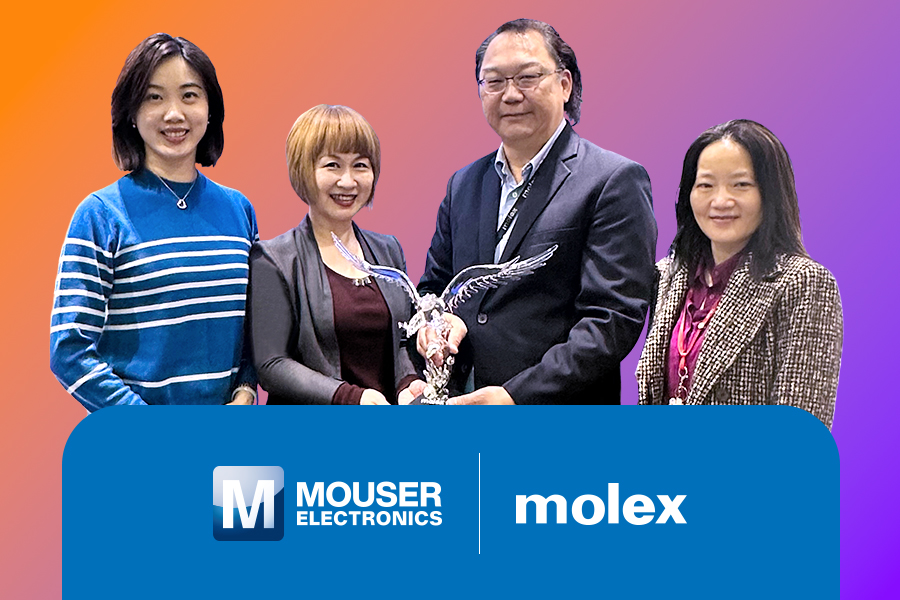 마우저, 몰렉스로부터 7년 연속 ‘올해의 아태지역 전자 카탈로그 유통기업상’ 수상.jpg