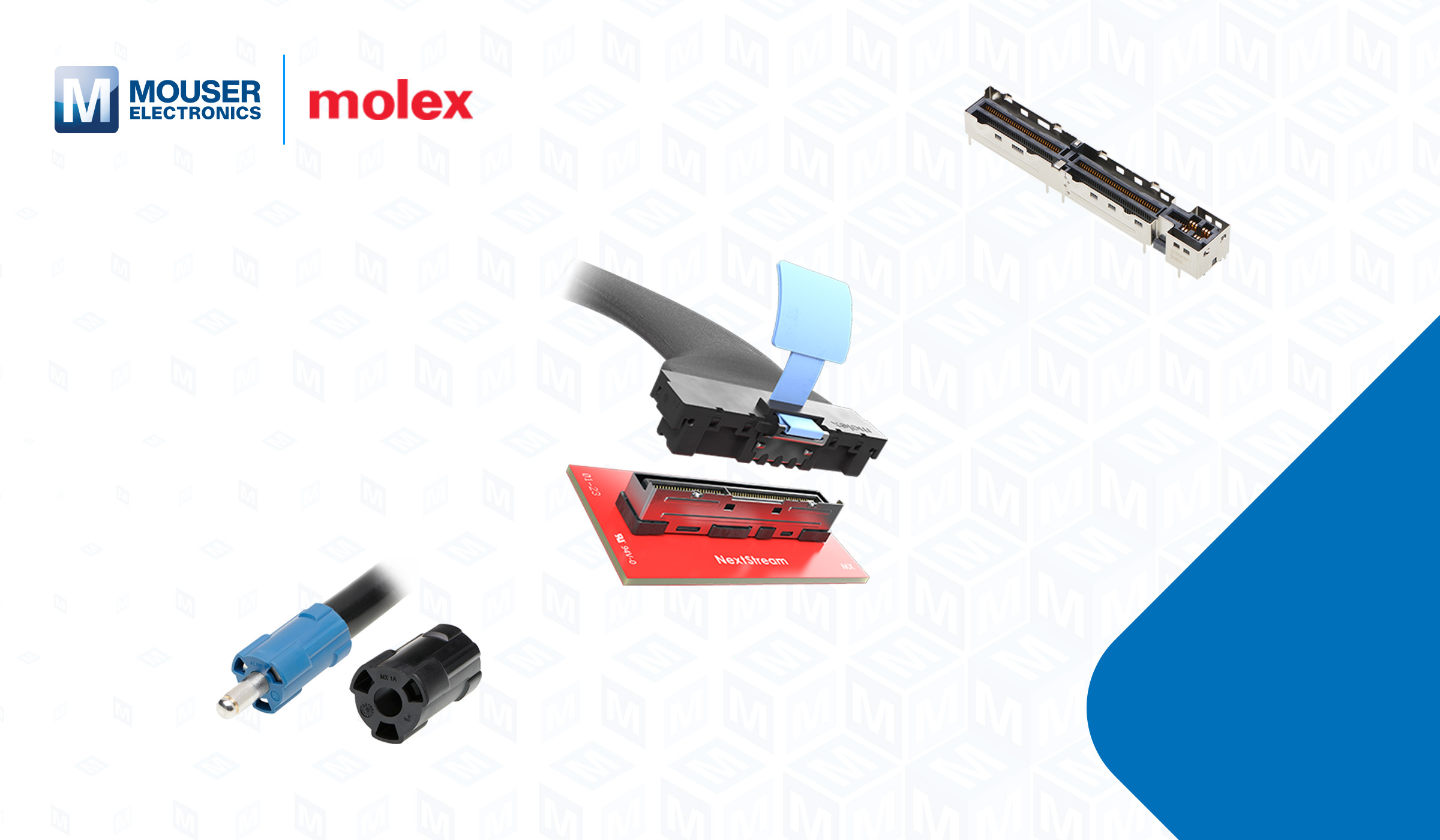 마우저, 몰렉스(Molex)의 광범위한 커넥터 솔루션 포트폴리오 공급.jpg