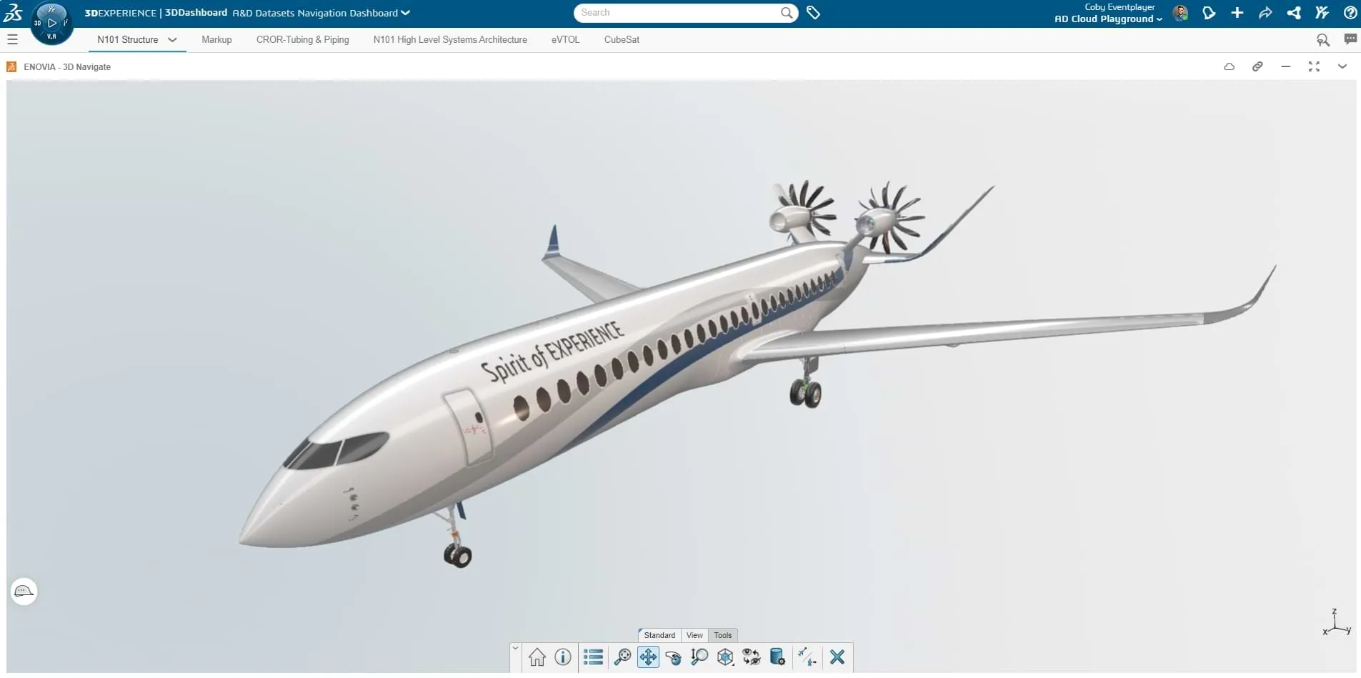 다쏘시스템 3D유니버스(3D UNIV+RSES), 2025 파리 에어쇼에서 AI기반 생성형 경험 통해 항공우주 및 국방 산업 혁신.png