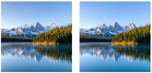 스테이블 디퓨전 3.5 FP8 양자화 모델(오)은 FP16 모델(왼)과 유사한 품질을 유지하면서 이미지 생성 시간을 절반으로 단축시킨다.jpg