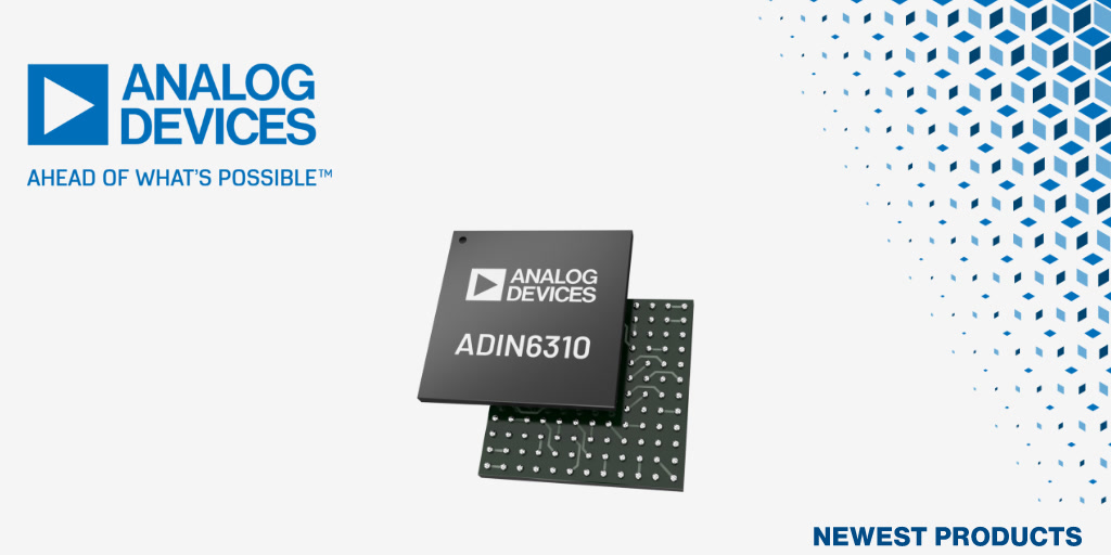 마우저, ADI의 ADIN3310ADIN6310 산업용 이더넷 스위치 공급…“신뢰할 수 있는 저지연 통신 지원”.jpg