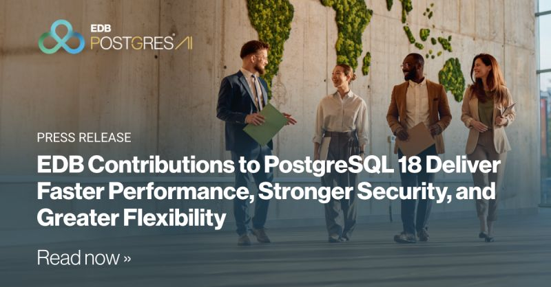 EDB, PostgreSQL 18 기여 공식 발표…AI·데이터 미래 위한 보안·성능·확장성 강화.png