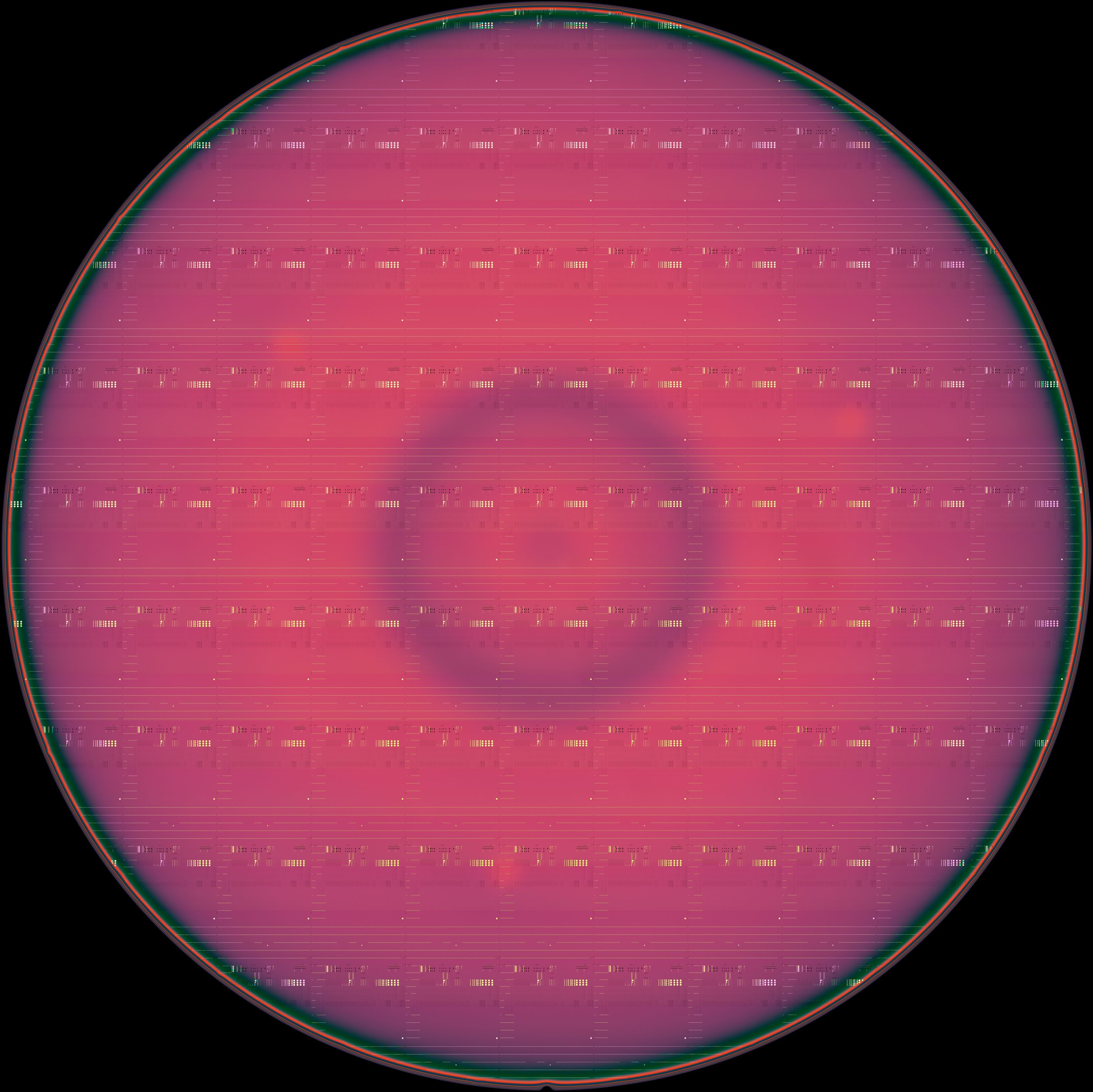엑시트론의 300mm GaN-on-Si 웨이퍼를 imec이 p-GaN 식각 후 KLA 코퍼레이션의 8 시리즈CIRCLTM 검사 장비에서 분석하는 모습.jpg