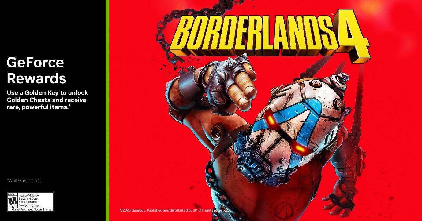 엔비디아, ‘아크 레이더스’·’팍스 데이’에 DLSS 4 멀티 프레임 생성 지원… 엔비디아 앱에서 ‘보더랜드 4’ 황금 열쇠 제공 (2).jpg