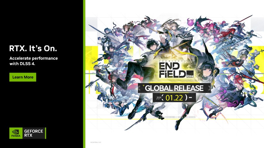 엔비디아, ‘명일방주 엔드필드’ 포함 최신 게임 4종에 DLSS 기술 지원.jpg
