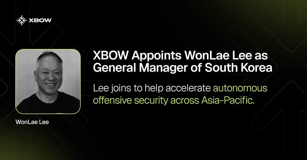 엑스보우, 이원래 한국 총괄 선임…자율 공세적 보안 기반 APAC 확장 가속2.jpg
