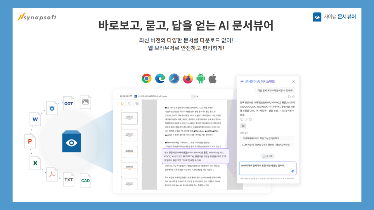 사이냅소프트, ‘사이냅 문서뷰어’로 AI 문서 활용 확대.png